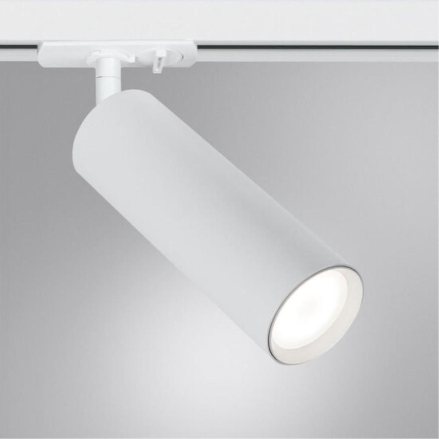 Однофазный двужильный трековый светильник Arte Lamp A1515PL-1WH BEID под сменную лампу GU10