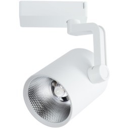 Однофазный двужильный светодиодный трековый светильник Arte Lamp A2330PL-1WH TRACCIA 4000К 2400Лм CRI80+ 24° 30Вт