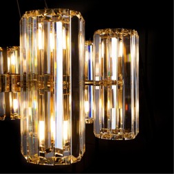 Люстра хрустальная Arte Lamp A1049SP-16GO SANTORINI под лампы G9 40W