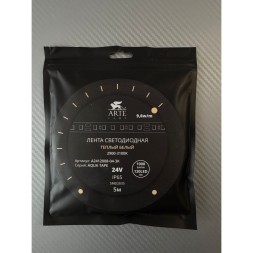 A2412008-04-3K Светодиодная лента 24В 9,6Вт/м 1000Лм/м 3000К CRI 90+ 8мм SMD2835 120шт/м 5м IP65