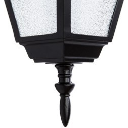 Уличный подвесной светильник Arte Lamp A1015SO-1BK BREMEN IP44 под лампу 1xE27 60W