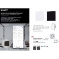 Arte Lamp A700106 Черная SMART панель в подрозетник для раздельного включения 4 групп светильников, макс. 150Вт на канал, поддержка Wi-Fi, Bluetooth, TUYA, Яндекс Smart Home и голосового управления Алисой