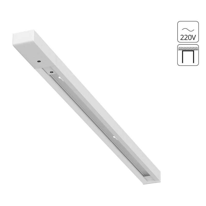 2м белый однофазный двужильный накладной шинопровод Arte Lamp A540233