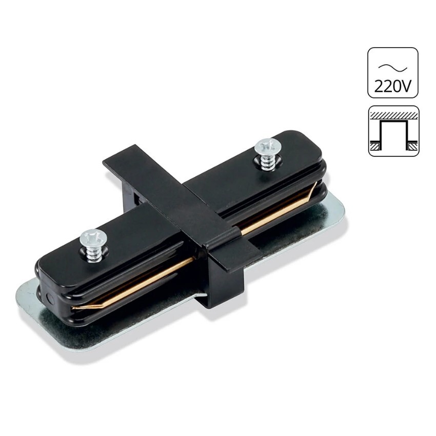 Прямой соединитель для встр. в ГКЛ однофазного шинопровода Arte Lamp A130106