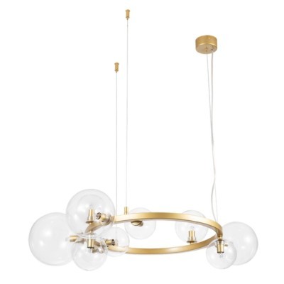 Подвесной светильник кольцом Arte Lamp A7790SP-10GO VINCENT под лампы 10xG9 40W