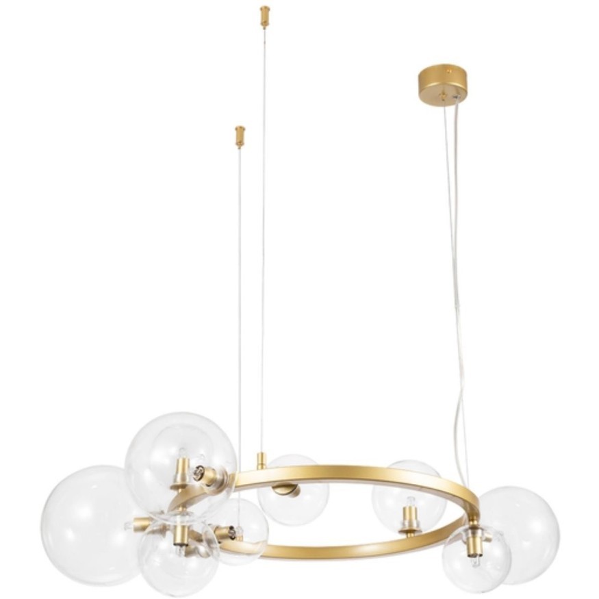 Подвесной светильник кольцом Arte Lamp A7790SP-10GO VINCENT под лампы 10xG9 40W