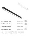 2472/34 SP-20 Трековый ременный светодиодный светильник диммируемый по TRIAC 0/1-10V Divinare Decorato CRI90+ 4000К 1600Лм 110° 20Вт
