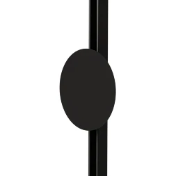 Arte Lamp Optima A7271PL-1BK Черный магнитный светильник обратного заливающего света, мягкое рассеянное освещение на стену или потолок, диаметр 15см, LED 8Вт 480Лм 4000K CRI90+ 120° IP20 48В