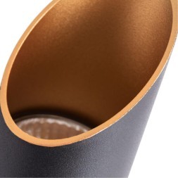 Накладной потолочный светильник Arte Lamp A1537PL-1BK PILON-GOLD под лампу 1xGU10 35W