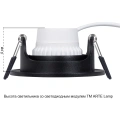 Точечный встраиваемый светильник Arte Lamp FUJI A2865PL-1BK