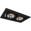 Встраиваемый светильник Arte Lamp A5930PL-2BK CARDANI MEDIO под лампы 2xG53 50W