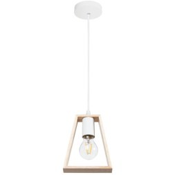 Подвесной светильник с 1 плафоном Arte Lamp A8030SP-1WH BRUSSELS под лампу 1xE27 60W