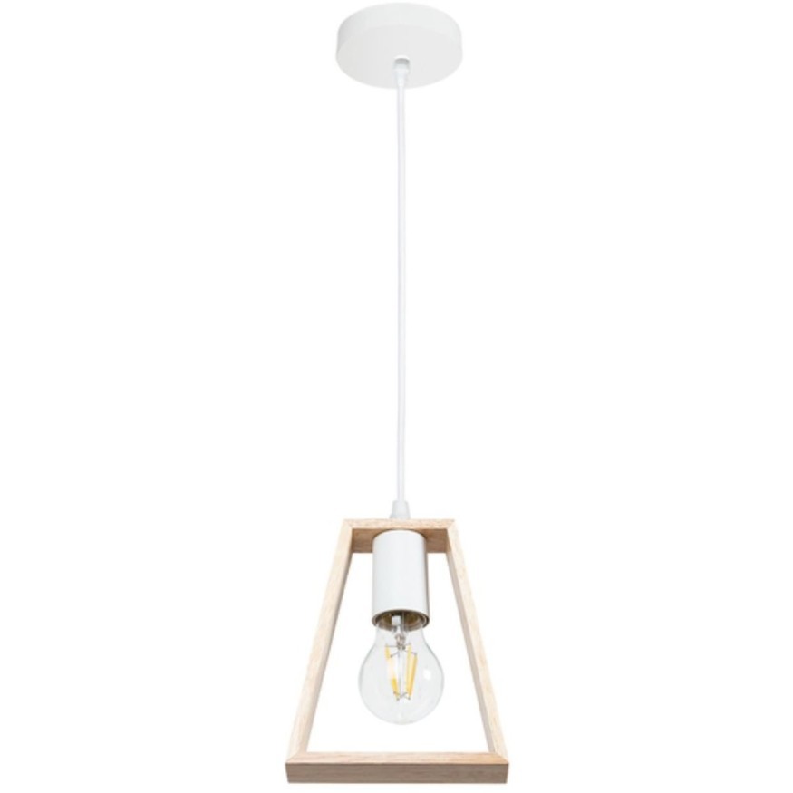 Подвесной светильник с 1 плафоном Arte Lamp A8030SP-1WH BRUSSELS под лампу 1xE27 60W