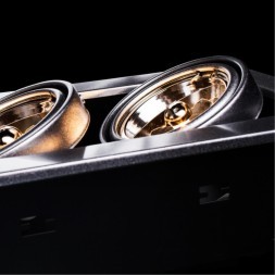 Встраиваемый светильник Arte Lamp A5930PL-2SI CARDANI MEDIO под лампы 2xG53 50W