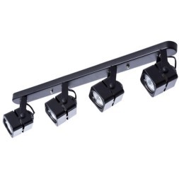Спот потолочный Arte Lamp A1315PL-4BK MISAM под лампы 4xGU10 50W