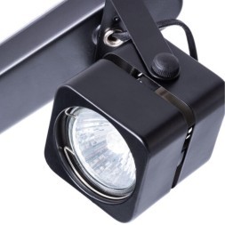 Спот потолочный Arte Lamp A1315PL-4BK MISAM под лампы 4xGU10 50W