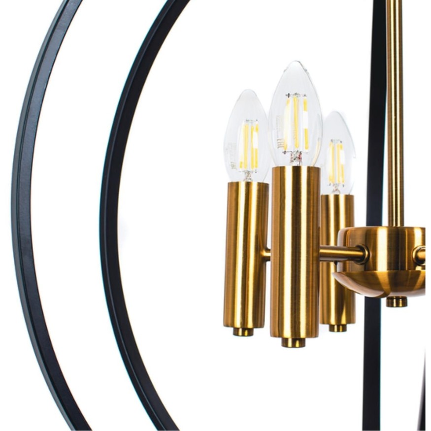 Подвесной светильник Arte Lamp A7013SP-6BK CASTULA под лампы 6xE14 60W