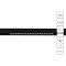 A4665PL-1BK Трековый магнитный светодиодный светильник Arte Lamp Linea 2.0 CRI90+ 4000К 1700Лм 24° 18Вт