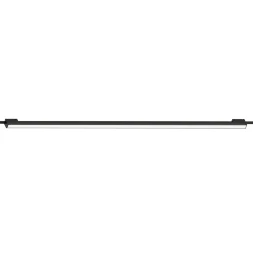 Arte Lamp Optima A8463PL-1BK Черный линейный трековый светильник с креплением на ременный шинопровод, белый матовый рассеиватель, LED 22Вт 1250лм 4000К CRI90 120° IP20 48В