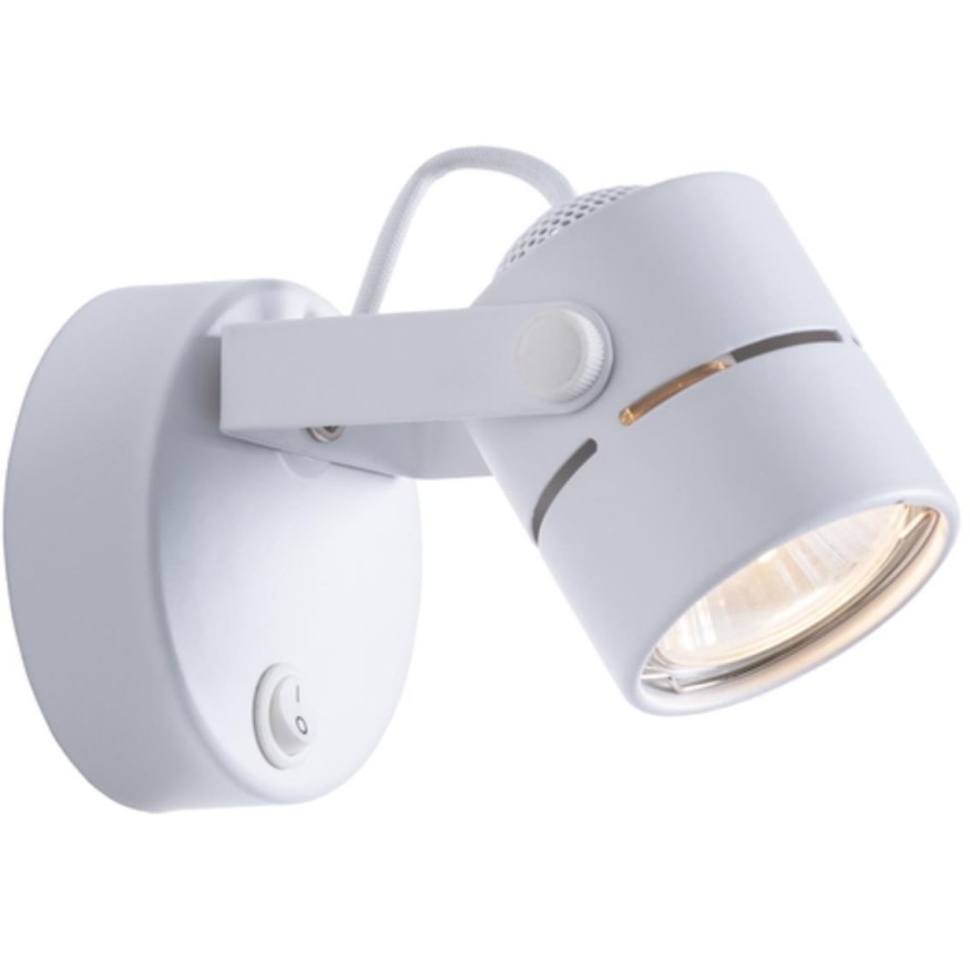 Спот настенный Arte Lamp A1311AP-1WH MIZAR под лампу 1xGU10 50W