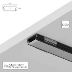 Профиль накладной для лент шириной не более 10мм Arte Lamp SURFACE A150606S
