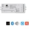 Arte Lamp A72C-01CH-WF SMART Контроллер для SPI светодиодных лент, 12В и 24В, 1 канал, макс. нагрузка 12В 144Вт, 24В 288Вт, Bluetooth 5.1, Wi-Fi, TUYA SMART, Яндекс Умный дом (гол. упр. Алисой), возм. подключения пульта RF2.4Ггц, диап. дим. 1-100%