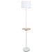 Торшер со столиком Arte Lamp A4056PN-1WH COMBO под лампу 1xE27 60W