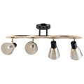 Потолочный светильник с 4 стеклянными плафонами и цоколем E27 Arte Lamp Harmony A5112PL-4BK