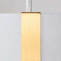 Arte Lamp Dream A4110SP-3PB Подвесная современная люстра с абажуром диаметром 45 см, плафон белый текстиль, медный металл, лампы E14 3шт до 40Вт IP20 220В, макс. высота 100см
