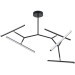 Люстра на штанге Arte lamp ZULU A2170PL-49BK