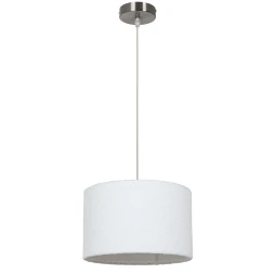 Arte Lamp CHARLIE A5071SP-1SS Подвесной светильник с плафоном из искусственной шерсти и основанием из натурального дерева, диаметр плафона 35см, общая макс. высота 105см, лампа Е27 1шт макс 40Вт 220В