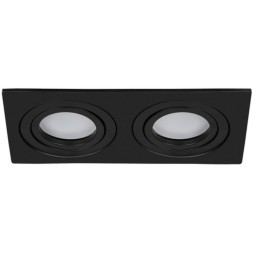 Встраиваемый светильник Arte Lamp A2168PL-2BK TARF под лампы 2xGU10 50W