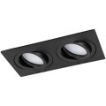 Встраиваемый светильник Arte Lamp A2168PL-2BK TARF под лампы 2xGU10 50W
