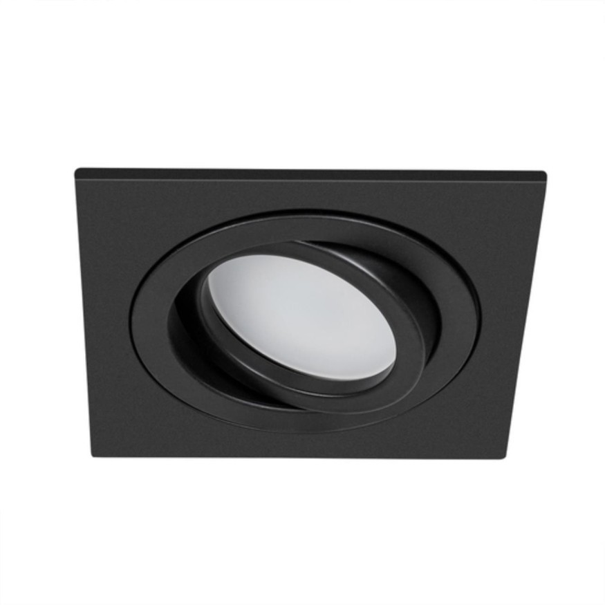 Встраиваемый светильник Arte Lamp A2168PL-1BK TARF под лампу 1xGU10 50W