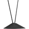 Arte Lamp Optima A8468PL-1BK Подвесной светильник широкий конус диаметром 35см, для текстильной трековой системы, черный матовый металл, LED 12Вт 650лм 4000К 90+ 120° IP20 48В