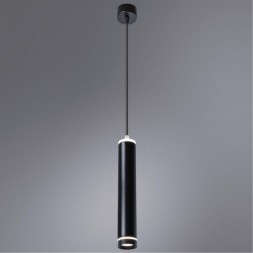 Подвесной светильник цилиндр Arte Lamp A6110SP-2BK ALTAIS светодиодный 2xLED 12W