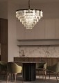 Люстра хрустальная Divinare 3001/01 LM-25 Nova под лампы E14 40W