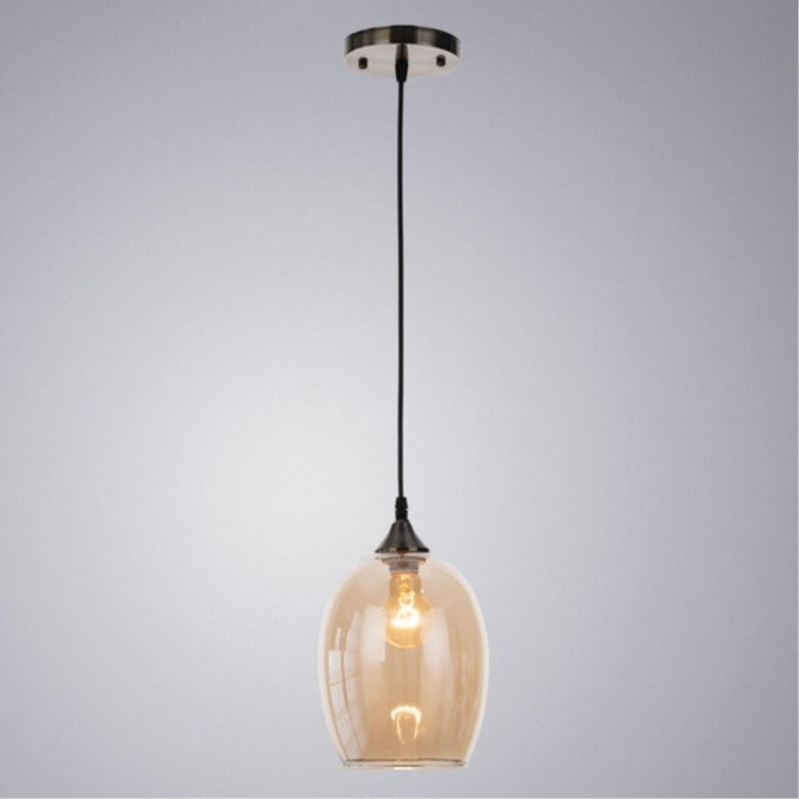 Подвесной светильник с 1 плафоном Arte Lamp A4344SP-1AB PROPUS под лампу 1xE27 60W