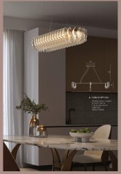 Подвесная люстра Divinare ANNA 1138/01 SP-130