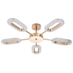 Потолочная люстра ARTE LAMP OVALE A2489PL-5GO