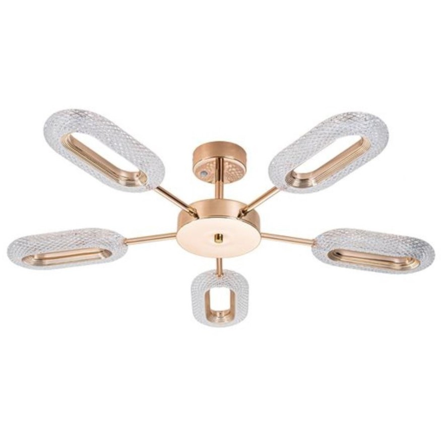 Потолочная люстра ARTE LAMP OVALE A2489PL-5GO