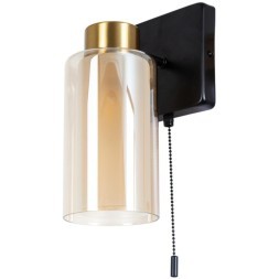 Бра Arte Lamp A7027AP-1BK LEO под лампу 1xE14 40W