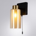 Бра Arte Lamp A7027AP-1BK LEO под лампу 1xE14 40W