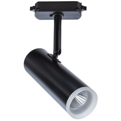 Однофазный двужильный светодиодный трековый светильник Arte Lamp A6813PL-1BK HUBBLE 4000К 800Лм CRI85+ 24° 10Вт