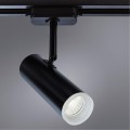 Однофазный двужильный светодиодный трековый светильник Arte Lamp A6813PL-1BK HUBBLE 4000К 800Лм CRI85+ 24° 10Вт