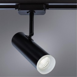 Однофазный двужильный светодиодный трековый светильник Arte Lamp A6813PL-1BK HUBBLE 4000К 800Лм CRI85+ 24° 10Вт