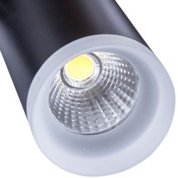 Однофазный двужильный светодиодный трековый светильник Arte Lamp A6813PL-1BK HUBBLE 4000К 800Лм CRI85+ 24° 10Вт