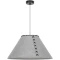 Arte Lamp Fleece A7092SP-1GY Подвесной современный светильник с плафоном 52 см, серый фетровый абажур, черный металл, длина провода 100см, лампа E27 1шт до 40Вт IP20 220В