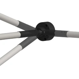 Arte Lamp SKYCROSS NEON A603506N Готовая тросовая неоновая система, длина 6м, шарнирные крепления, блок питания покупается отдельно, питание 24В 12Вт/м 1000лм/м 3000К CRI90+ диоды SMD2835 336шт/м IP20
