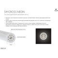 Arte Lamp SKYCROSS NEON A603506N Готовая тросовая неоновая система, длина 6м, шарнирные крепления, блок питания покупается отдельно, питание 24В 12Вт/м 1000лм/м 3000К CRI90+ диоды SMD2835 336шт/м IP20